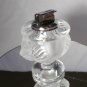 Lalique Crystal Tete De Lion Cigarette Lighter and Match Holder Set
