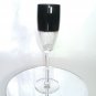 Faberge Black Crystal Flutes Diamond pattern in the original box