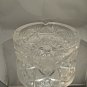 Heavy 6" Diameter Cut Glass Ashtray