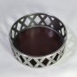 Royal Selangor 012911R Wicker Bottle Coaster, One Size, Pewter