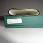 Pheasant Leather Eyeglass Carrying  Case Xtra Wide Green 3.25" x 6.5"