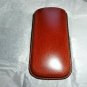 Pheasant Tan Leather Wide Eyeglass Case