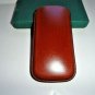 Pheasant Tan Leather Wide Eyeglass Case