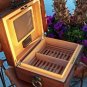 Brizard Hacienda Solid Wood Airflow Humidor 75 count