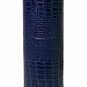 The Cylinder Desk Humidor - Indigo Croco Pattern