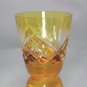 Faberge Crystal Yellow Gold Shot Glass