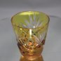 Faberge Crystal Yellow Gold Shot Glass