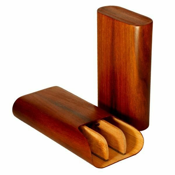 The "Show Band" 3 Cigar Case - Rosewood