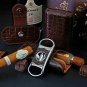 The "Show Band" 3 Cigar Case - Croco Pattern Tobacco
