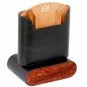The "Show Band" Travel Humidor - Sunrise Black and Bubinga