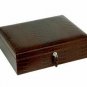 Brizard "Airflow" Cigar Humidor - Croco Pattern Tobacco (60/70 Count)