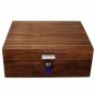 Bizard and Co. - "Organic Contempo" Cigar Humidor - Figured Walnut 60/70 Count