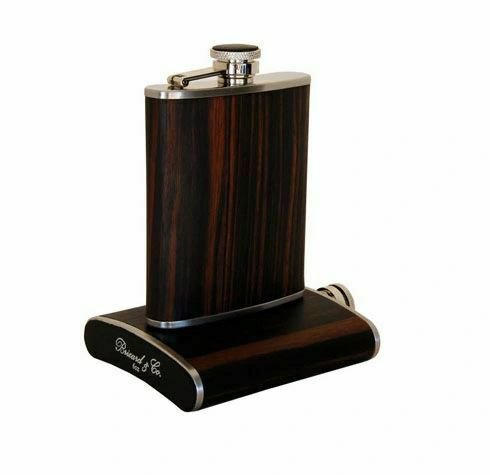 Bizard and Co. - The 6 oz Flask - Macassar Ebony