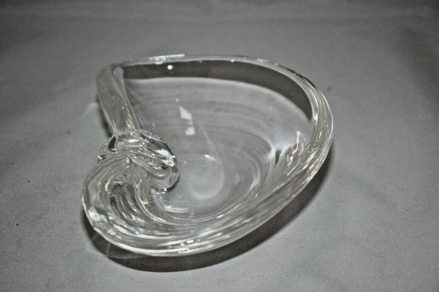 Steuben Glass Ashtray Mid Century Modern