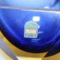 Blue & Yellow Murano Sommerso Faceted Art Glass Ashtray | Alessandro Mandruzzato