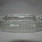 Comoy's of London Clear Crystal Heavy Glass Cigar Pipe Ashtray made in Italy