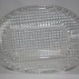 Comoy's of London Clear Crystal Heavy Glass Cigar Pipe Ashtray made in Italy