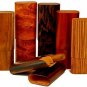 Bizard and Co. - The "Show Band" 3 Cigar Case - Curly Walnut