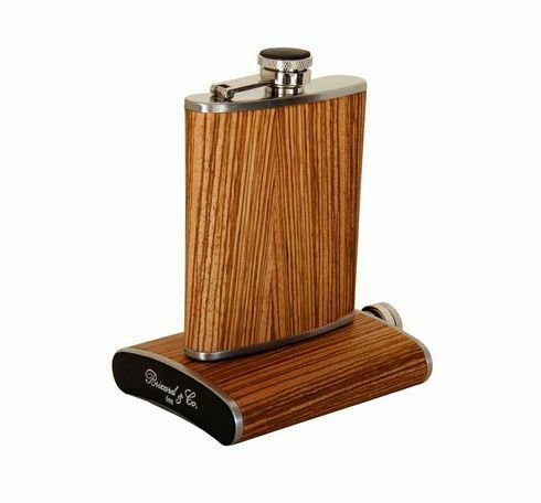 Bizard and Co. - The 6 oz Flask - Zebrawood