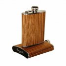 Bizard and Co. - The 6 oz Flask - Zebrawood