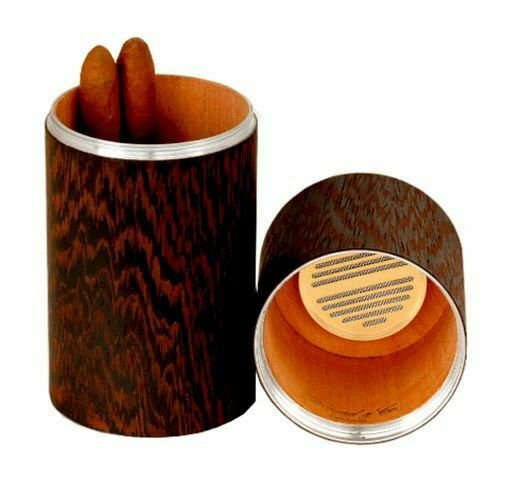 Bizard and Co. - The Cylinder Desk Humidor - Wenge