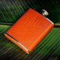 Bizard and Co. - The 8 oz Flask - Lizard Pattern Havana