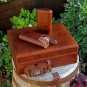 Bizard and Co - The "Airflow" Cigar Humidor - Antique Saddle Leather 30/40 Count