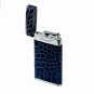 Bizard and Co. - The "Sottile" Lighter - Indigo Croco Pattern