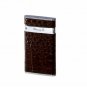 Bizard and Co. - The "Sottile" Lighter - Croco Pattern Tobacco
