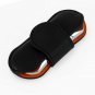 Bizard and Co. - The "V" Cutter - Orange and Black Leather