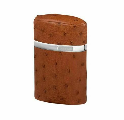 Bizard and Co. - The "Triple Jet" Table Lighter - Ostrich Tan