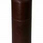 Bizard and Co. - The Cylinder Desk Humidor - Chocolate Leather
