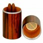 Bizard and Co. - The Cylinder Desk Humidor - Macassar Ebony