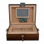 Bizard and Co. - "Organic Contempo" Cigar Humidor - Figured Walnut 30/40 Count