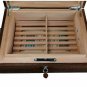 Bizard and Co. - "Organic Contempo" Cigar Humidor - Figured Walnut 30/40 Count