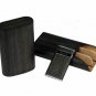 Bizard and Co. - "Show Band" 3 Cigar Case - Gunmetal Ebony