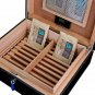 Bizard and Co. - The "Royal Oak Collection" Humidor - Black Oak (60/70 Count)