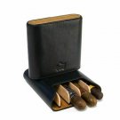 Bizard and Co. - The "Show Band" 5 Cigar Case - Sunrise Black and Zebrawood
