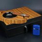 Bizard & Co - "Airflow" Cigar Humidor - Sunrise Black and Zebrawood 60/70 Count