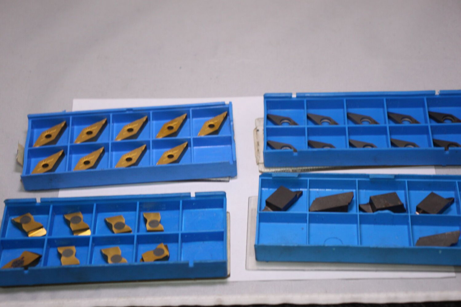 Assorted Carbide Inserts of Partially Filled Boxes Kit 024