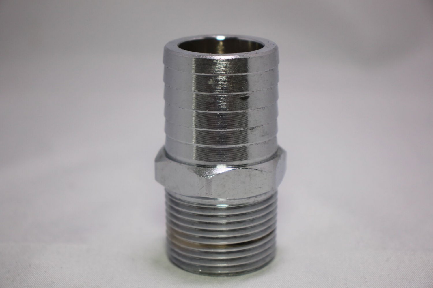 Hose Barb Fitting 1 Ntp By 11 8 Chrome Over Brass Free Shipping In Usa