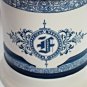 Fonseca White and Blue Ceramic Humidor Jar