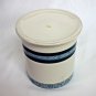 Fonseca White and Blue Ceramic Humidor Jar
