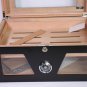 Frame Ford (H.K) LTD - FW-2503 Black and Glass Humidor with Analog Hydrometer