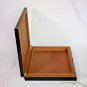Gold Logo Carbon Fiber Humidor Showroom Model Measures 22" L x 18" W x 2" H