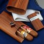 Brizard and Co. - The "Show Band" 3 Cigar Case - Rosewood
