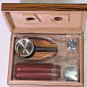 Fame Ford Wood Humidor with Cigar Gift Set 12.25" L x 8.75" W x 3.5" H