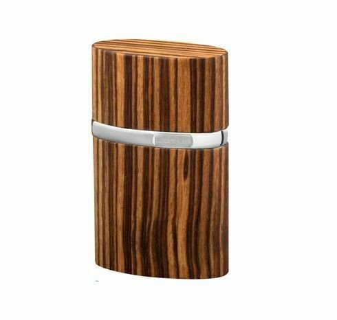 Brizard and Co. - The "Triple Jet" Table Lighter - Zebrawood