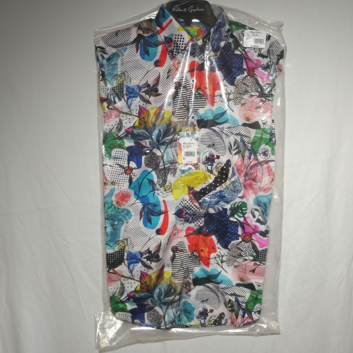 Robert Graham - Colorful ShortSleeve | Size: Medium | Style: PRENTISS