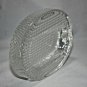 Comoy's of London Clear Crystal Heavy Glass Ashtray made in Italy